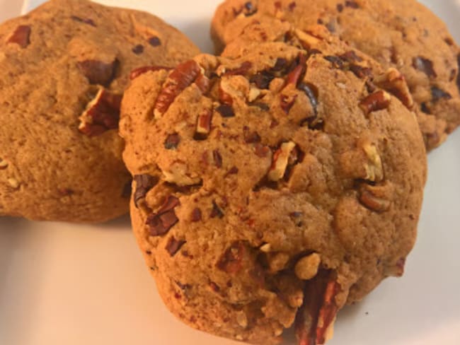 Cookies au café et aux noix de Pécan