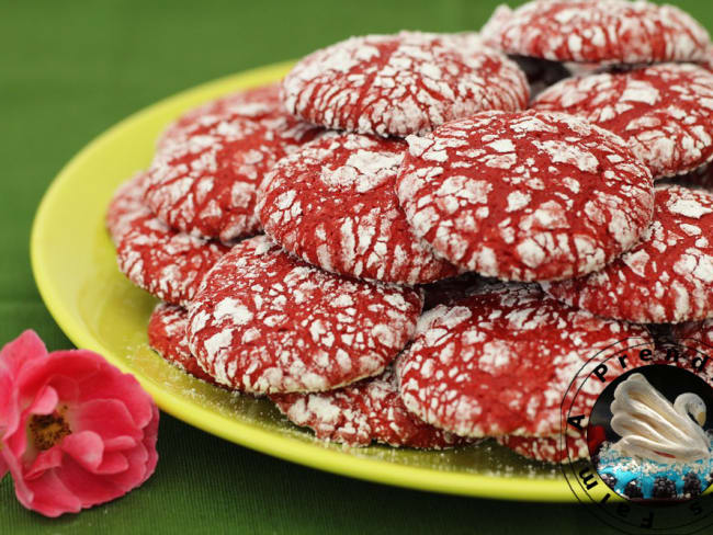 Crinkles red velvet pour le goûter