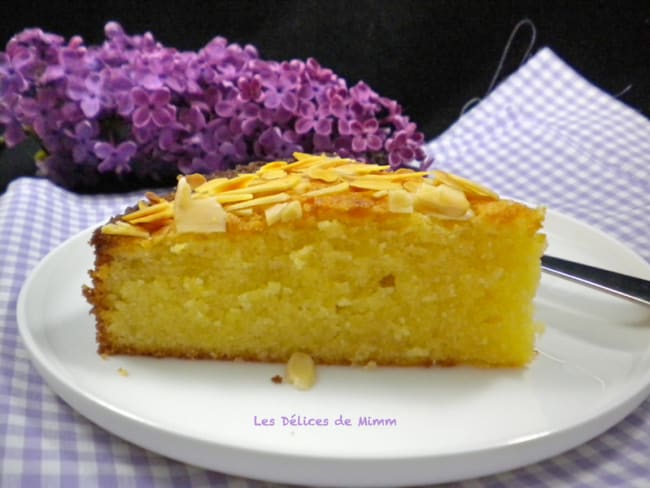 Gâteau fondant aux amandes