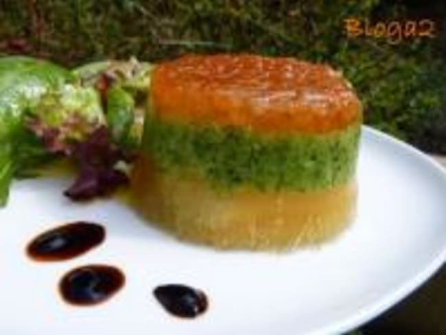 Aspic aux Deux Oeufs et Brocoli