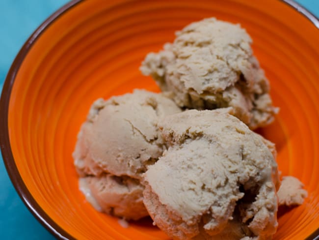 Glace au beurre de cacahuètes