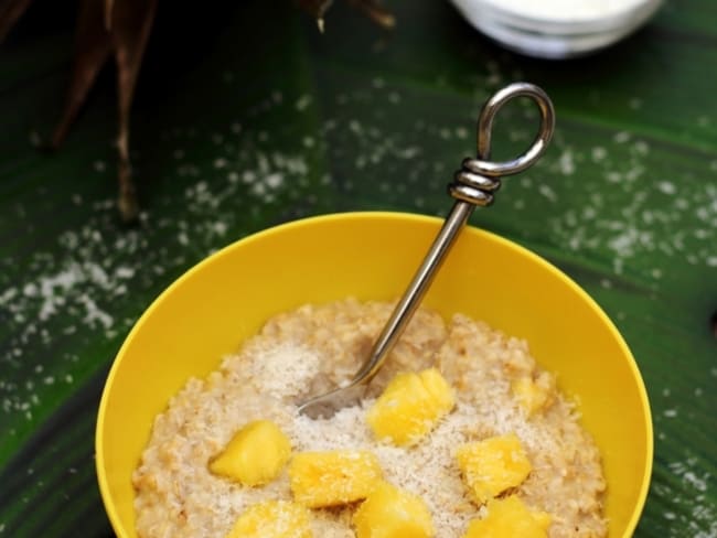 Porridge façon Piña colada