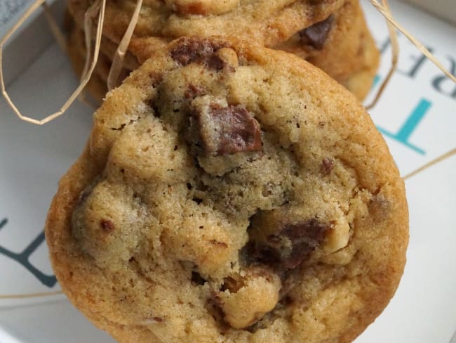 Cookies au pécan et chocolat noir