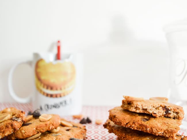 Biscuits vegan choco-cacahuètes comme des Belvitas de LU