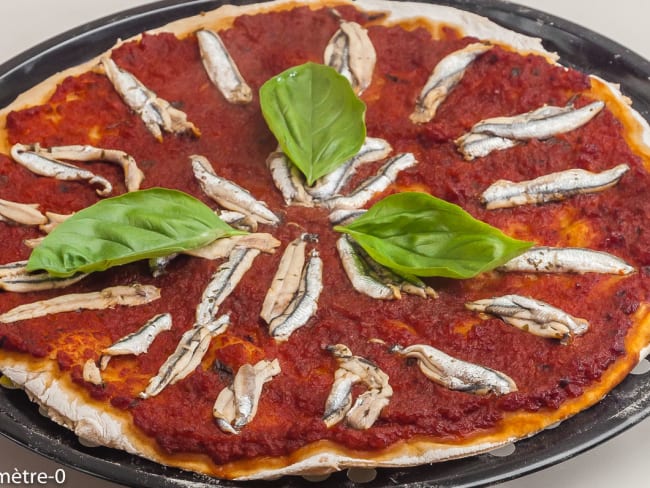 Pizza aux anchois simple et rapide