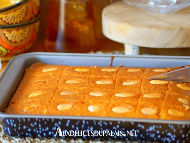 Namoura pâtisserie orientale à la semoule