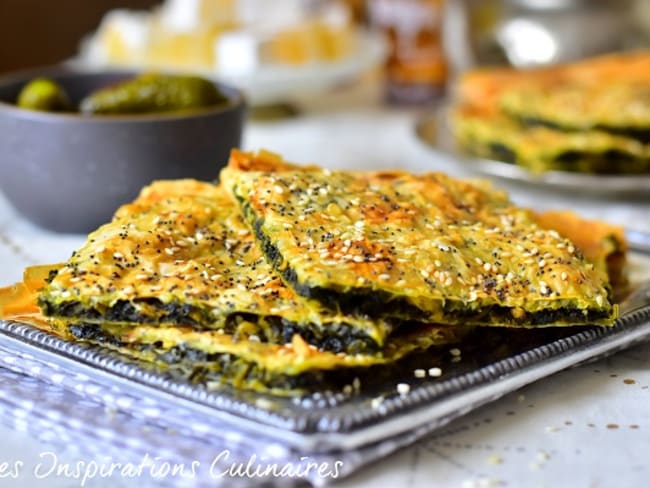 Borek turc aux épinards et feta