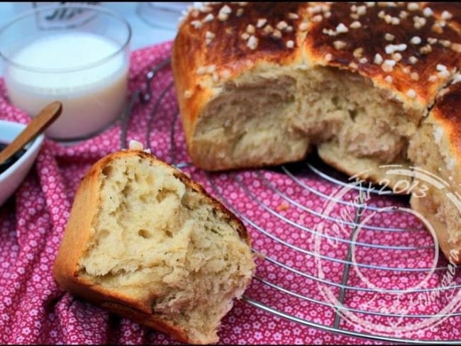 Brioche fleur au lait ribot