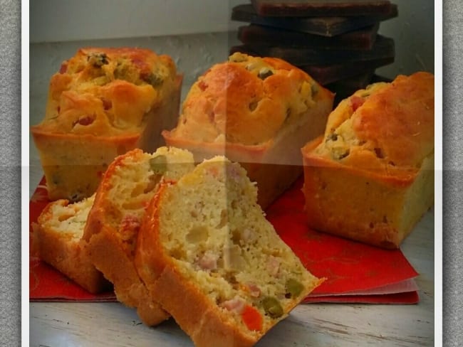 Cake macédoine jambon