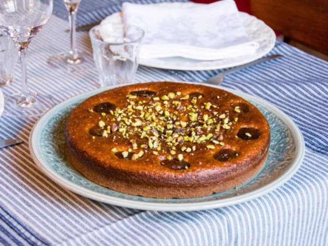 Gâteau aux abricots et aux amandes