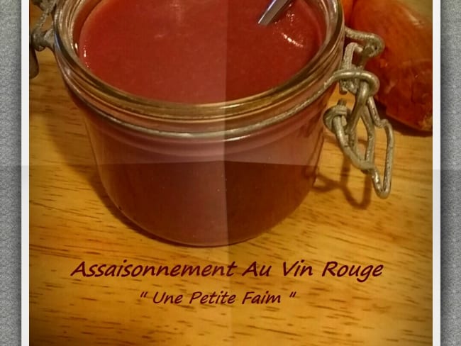 Assaisonnement au vin rouge