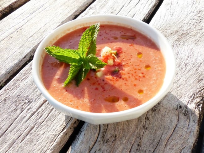 Gaspacho tomate pastèque