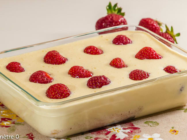 Tiramisu aux fraises