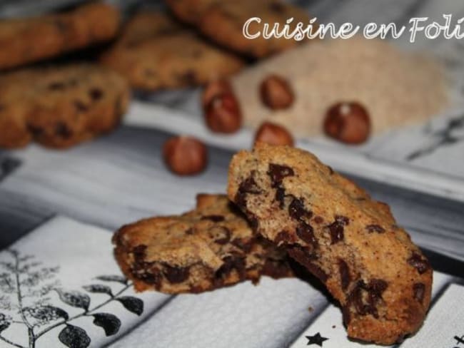 Cookies à la farine de noisettes