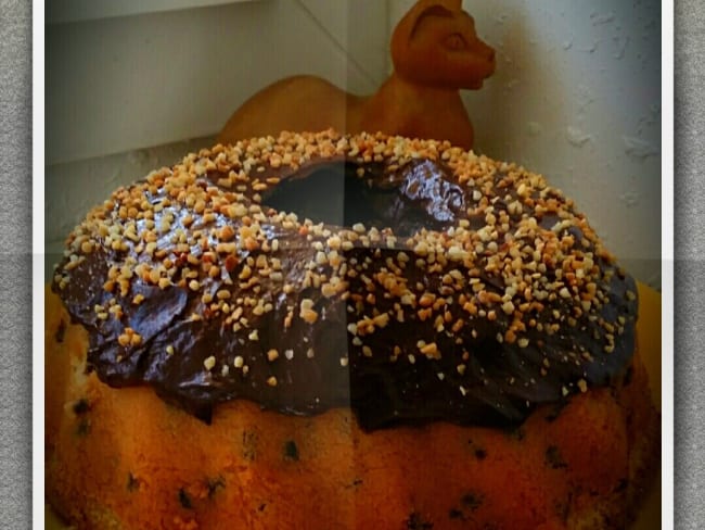 Bundt cake aux pépites de chocolat