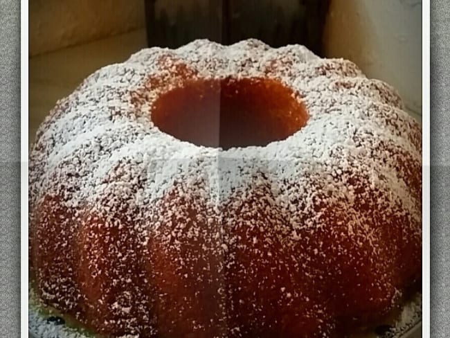 Bundt cake orange, amandes et miel