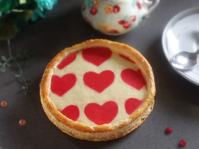 Le Puits d'Amour : une tarte feuilletée à la crème d'après Sébastien Gaudard