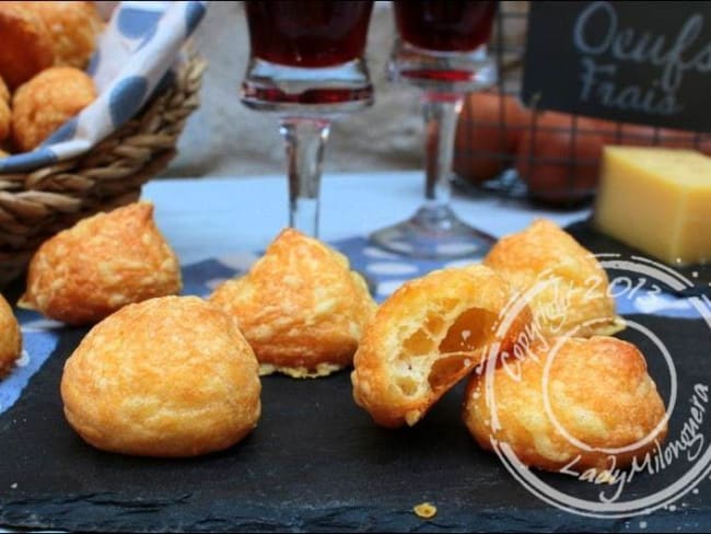 Gougères au fromage de Bernard