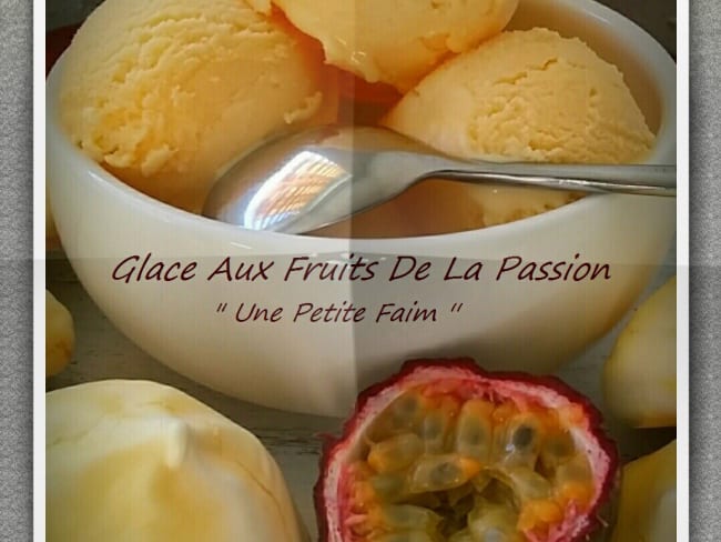 Glace aux fruits de la passion