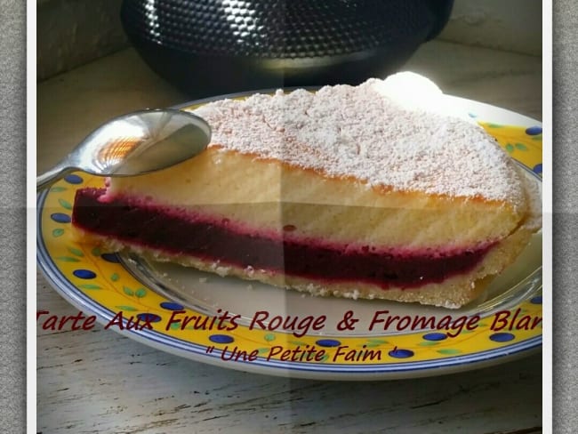 Tarte aux fruits rouge et fromage blanc