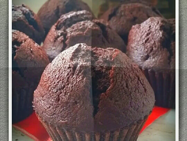 Muffins atomiques au chocolat