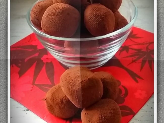 Truffes au chocolat et caramel au beurre salé de pierre hermé