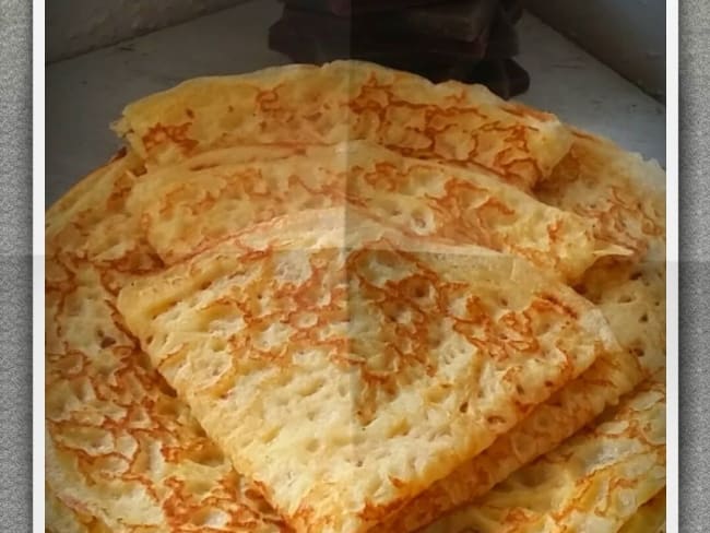 Crêpes à la farine de maïs pour la chandeleur