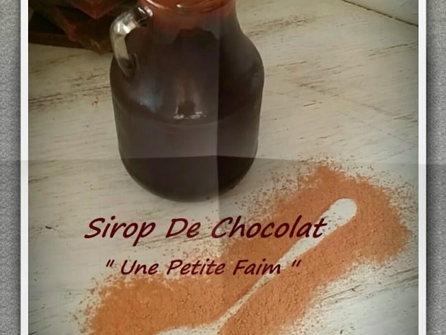 Sirop de chocolat