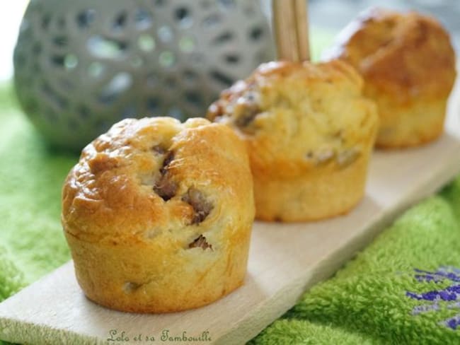 Mini cakes aux anchois et basilic