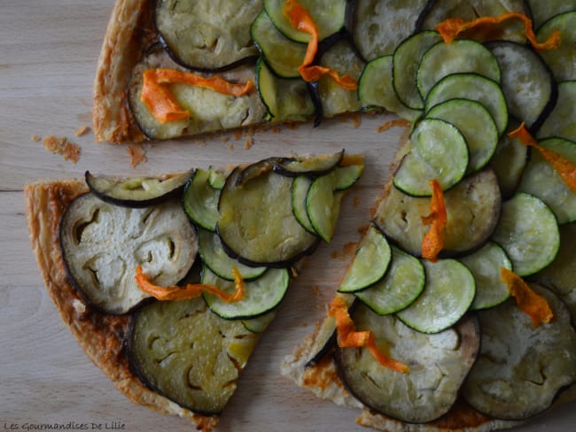 Tarte fine aux légumes