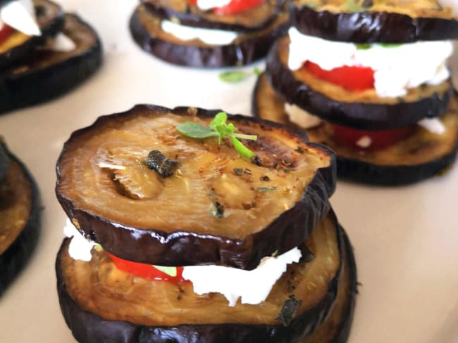 Milles feuilles d'aubergines