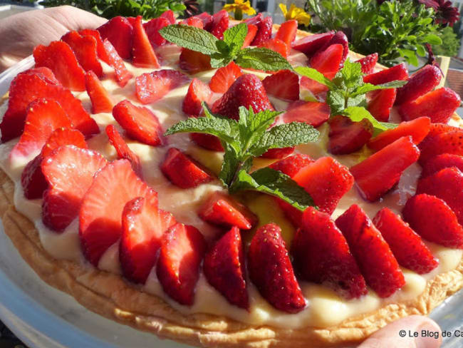 Tarte aux fraises