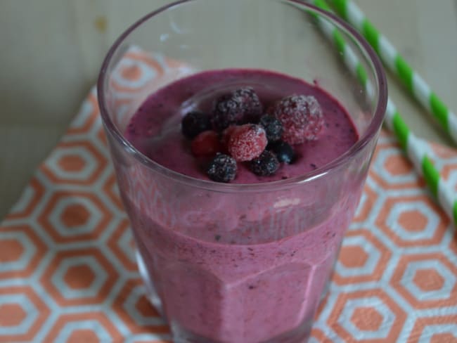 Gourmandise aux fruits rouges et graines de Chia