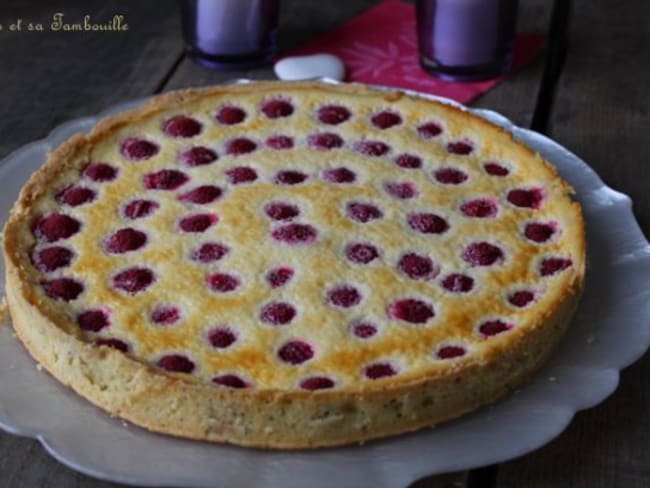 Tarte aux framboises et mascarpone