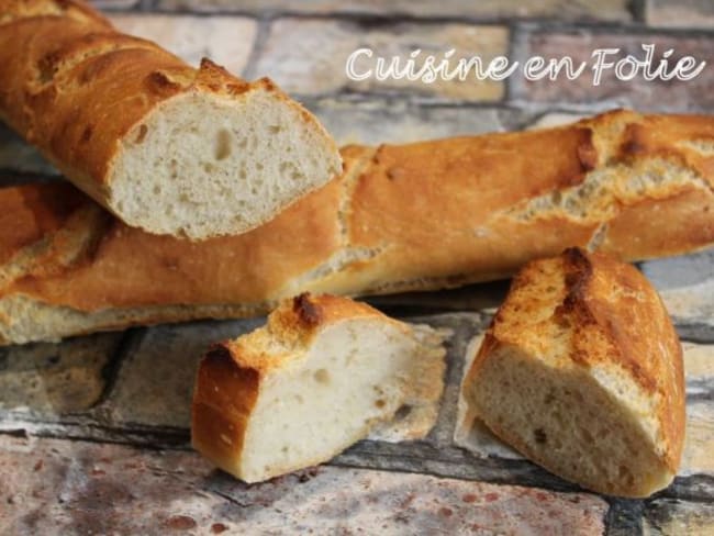 Baguettes sans pétrissage