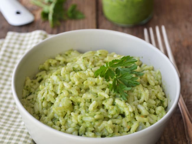 Risotto à l'oseille et noix de cajou