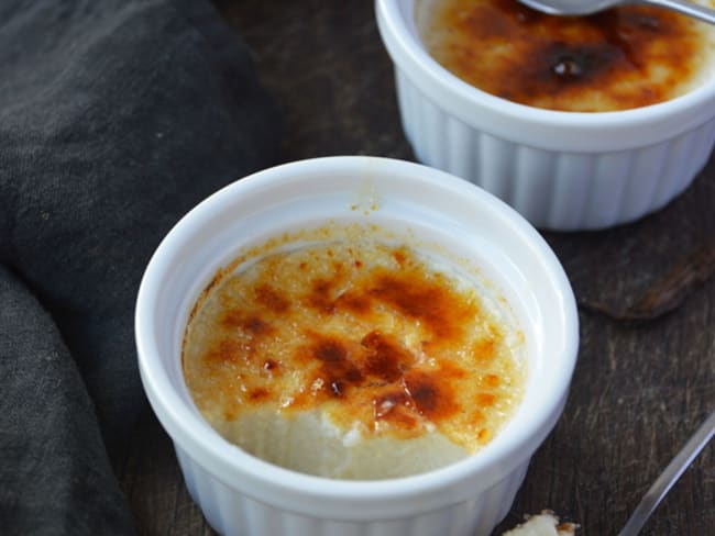 Crème brûlée à la vanille