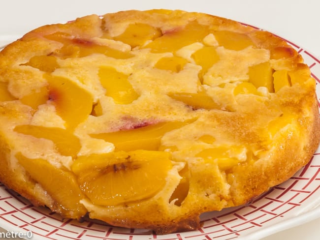 Gâteau renversé aux nectarines : tellement facile !