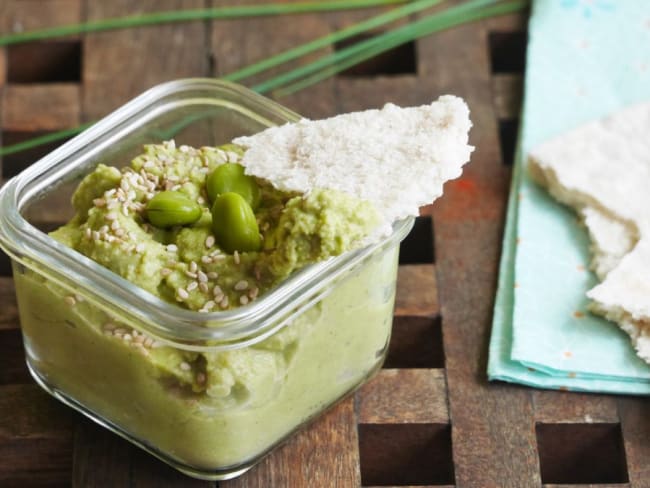 Houmous de fèves sans pois chiche sans tahini