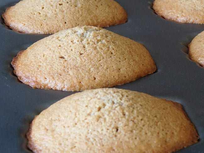 Madeleines à la farine de sarrasin 