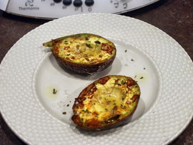 Avocat grillé et sa marinade