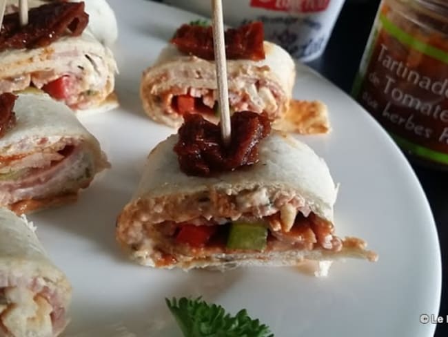 Snacks : des wraps pour l'apéro