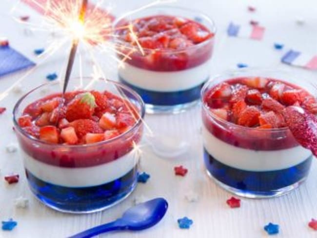 Panna cotta Bleu Blanc Rouge