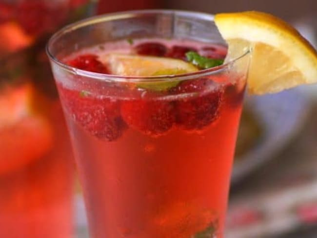 Mojito à la framboise