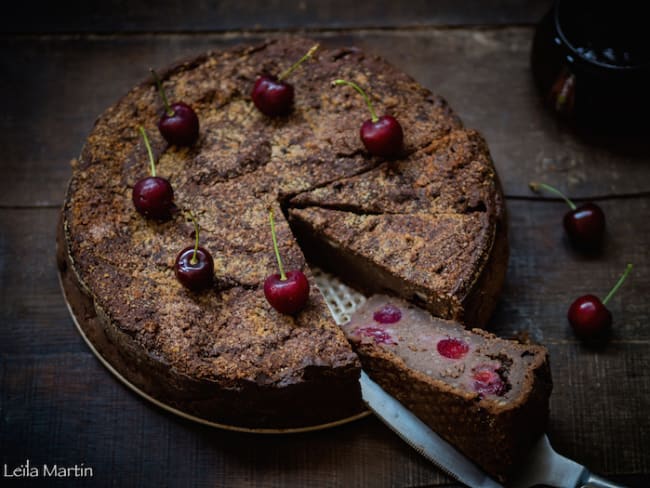 Bettelmann aux cerises et à la pâte à tartiner