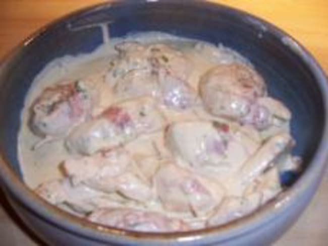 Blancs de Poulet à la Crème de Moutarde