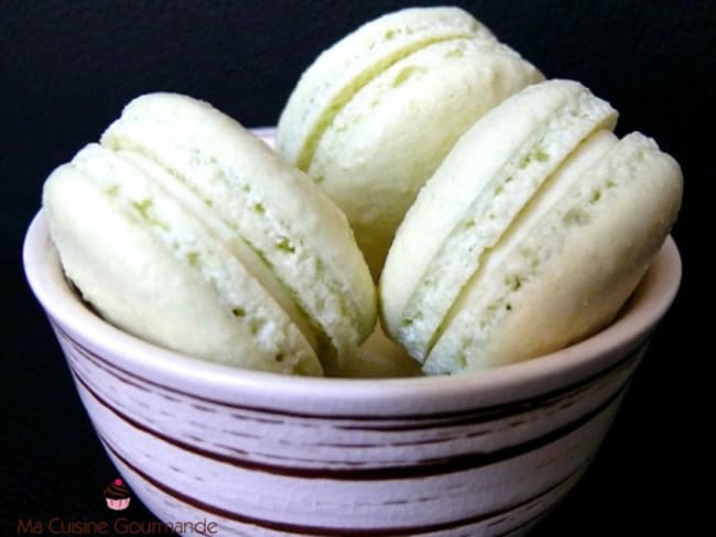 Macarons Verveine Citronnelle