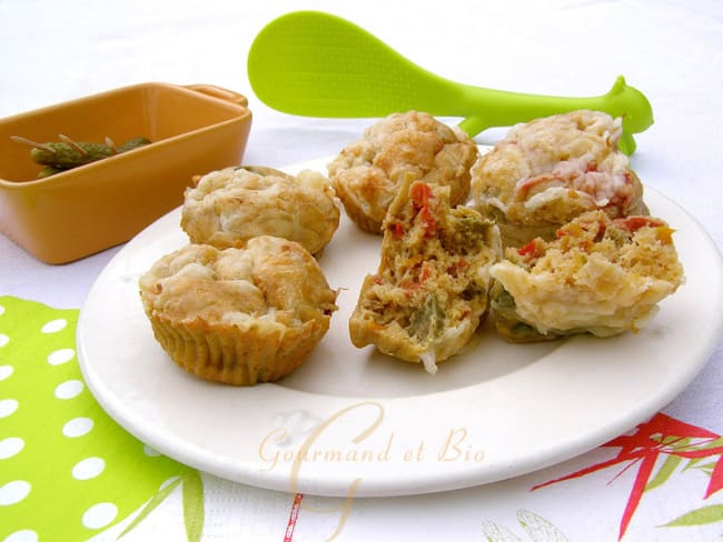 Muffins aux poivrons, paprika et piment doux