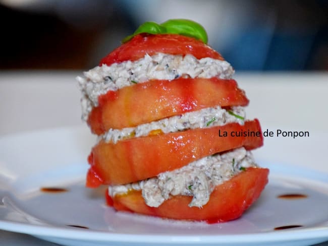 Tomate borsalino à la sardine