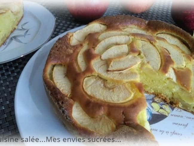 Gâteau pommes mascapone